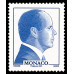 Effigie de profil de S.A.S. le Prince Albert II de couleur bleue Effigie de profil de S.A.S. le Prince Albert II de couleur bleue
