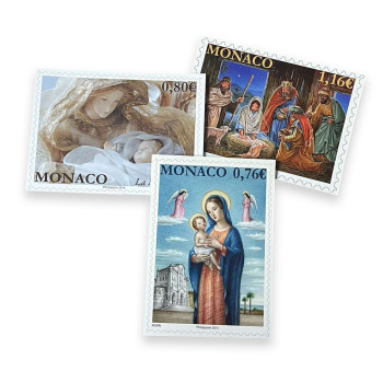 LOT N°1 DE 3 CARTES POSTALES DE NOËL